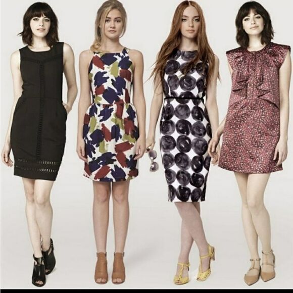 DEAR CREATURES dress Modcloth lotus of focus pink‎ shift L - Picture 8 of 8